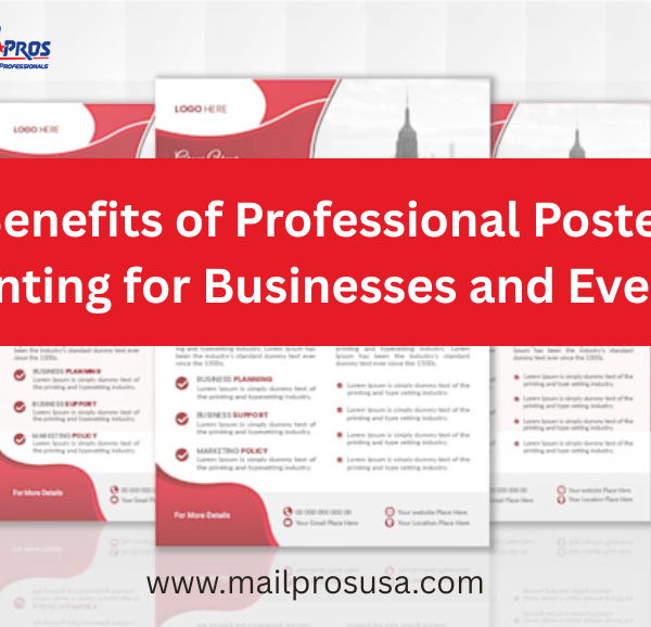 Benefits of Professional Poster Printing for Businesses and Events