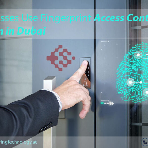 Smart access control system installed in a Dubai office