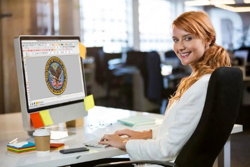 Digitized Embroidery for Logos