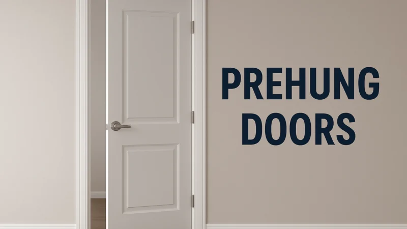 Prehung Doors: A Smart Choice for Modern Homes